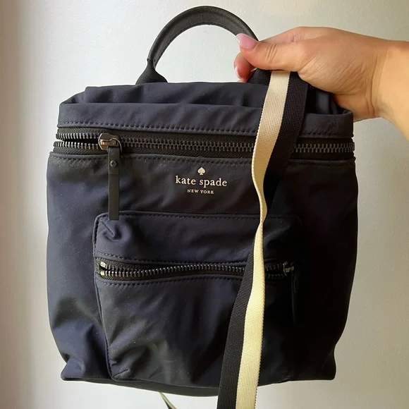 kate spade | Bags | Navy Blue Small Kate Spade Backpack  display picture 1